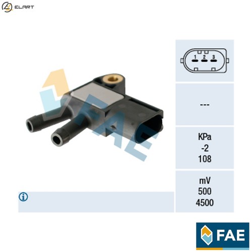 Sensor exhaust pressure - exhaust,