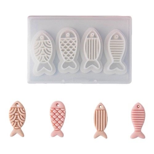 Plastic clay earring mold set - earring,