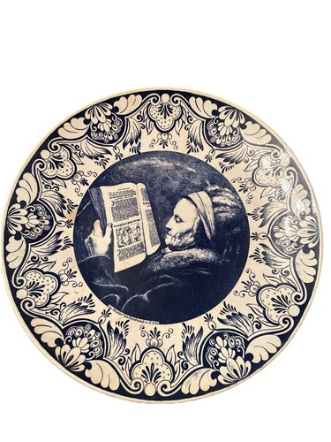 Decorative wall plate produced - wall,