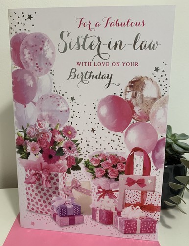 Sister law birthday card 9 - card.,