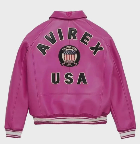 Men avirex pink bomber - men's,