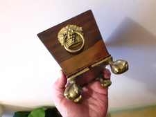 A Regency Rosewood & Brass Desk Tidy c1830