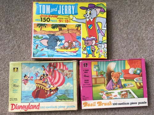 Vintage jigsaw puzzles - jigsaw,