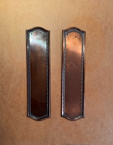 Pair antique copper finger - pair, of