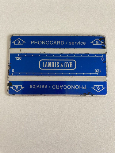 Landis gyr phonecard - landis,