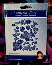 Tattered Lace White & Blue Crafting Die Cut Dies (Create & Craft) FREE POSTAGE