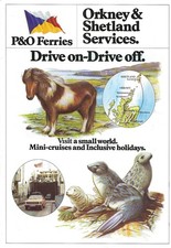 P&O North of Scotland Ferries Orkney Aberdeen Lerwick Shetland 1978 MV St Clair