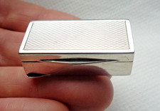 VINTAGE FRENCH ENGINE TURNED SOLID SILVER PILL BOX – MINERVA  MARK