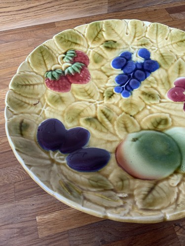 Antique sarreguemines serving - antique,