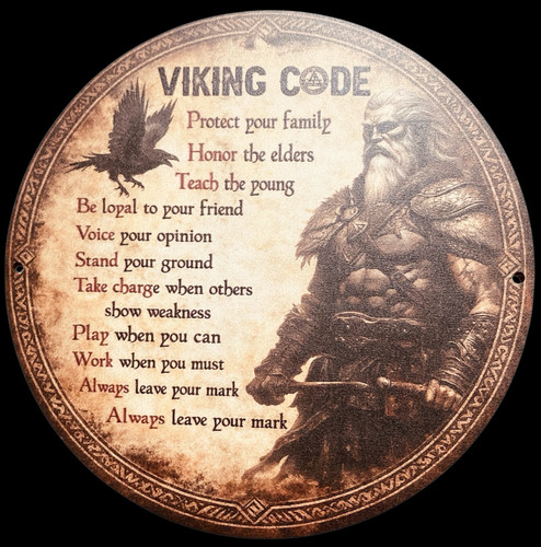 Viking code wooden - viking,