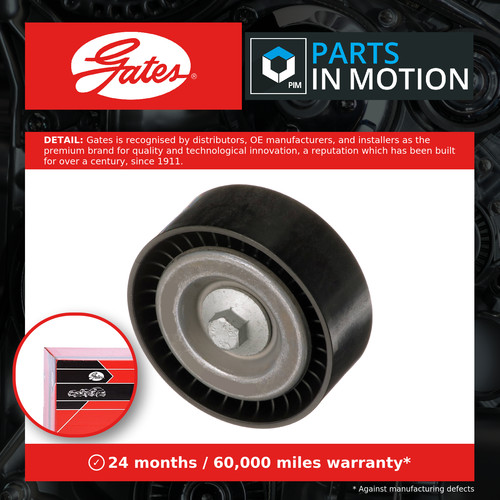 Aux belt idler pulley - belt, fits