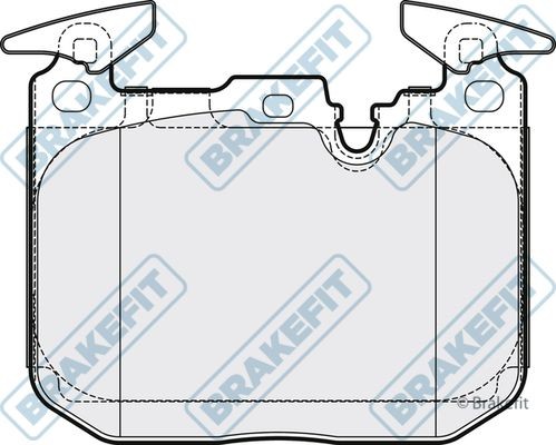 Apec front brake - pad, set
