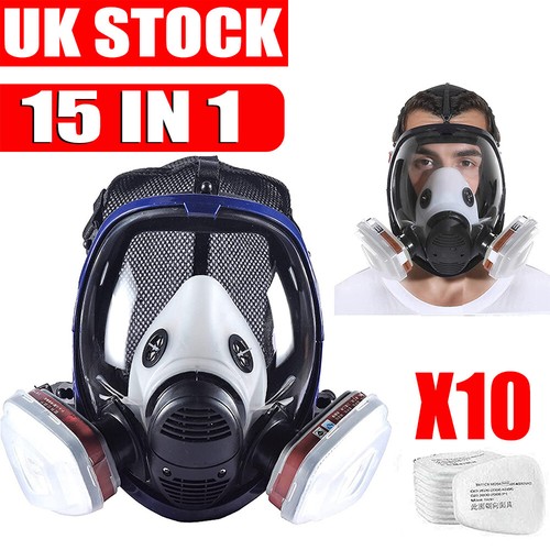Full face gas mask - full,
