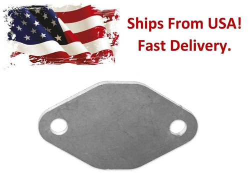 Oil pump block - off, plate