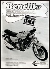 Benelli 750 Sei, Original Advertising from 1974
