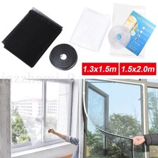 Insect Fly Mosquito Cover Screen Window Netting Mesh Kit Wasp Net Curtain Bug