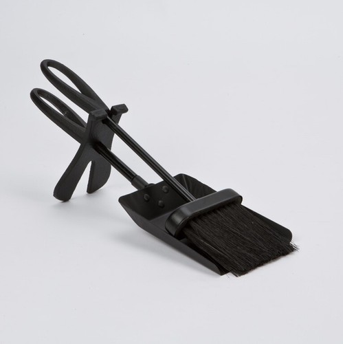 All black shovel and - black, brush