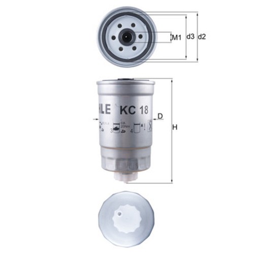 Fuel filter for fiat - for,