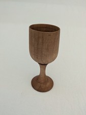 Vintage Handmade Wooden Goblet