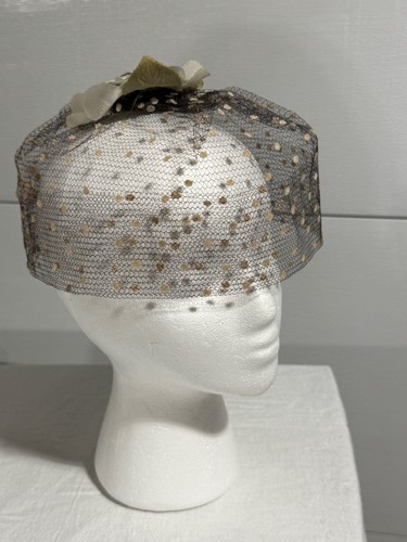 1940s veil fascinator vintage - fascinator,