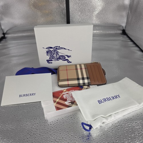 Burberry somerset check zip - check,