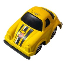 Vintage Yellow VW Beetle Style