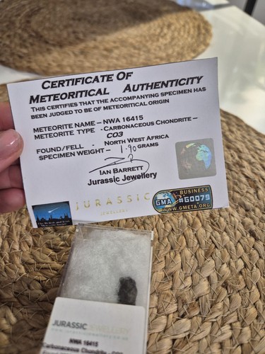 Certified meteorite grams - meteorite,
