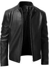 MEN'S BLACK LEATHER JACKET