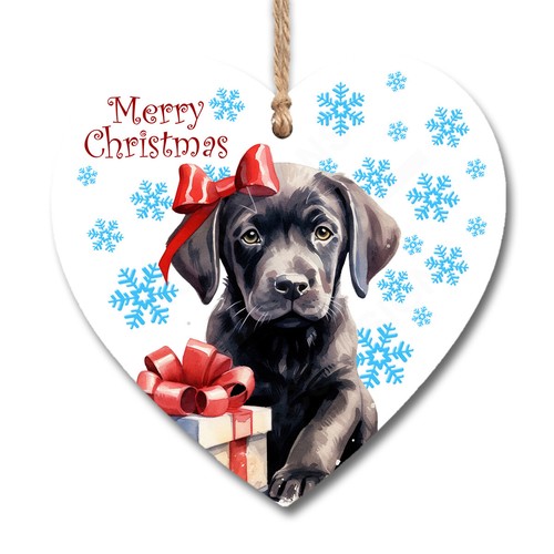 Christmas puppy dog - puppy, hanging