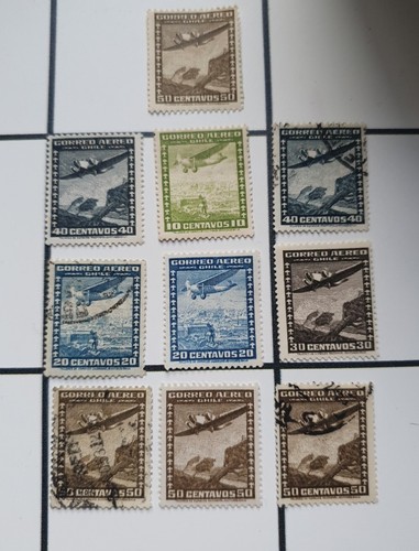 Chile 1944 1953 airmail - 1944,