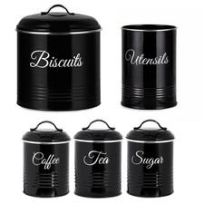 5 Piece Kitchen Canister Set