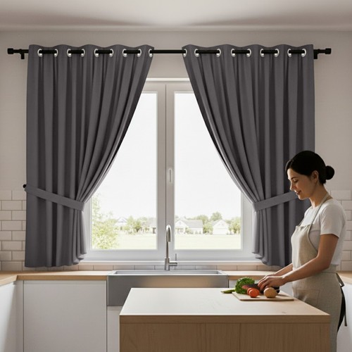 Heavy blackout curtains eyelet - heavy,