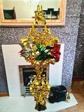 assorted vintage christmas tassel decorations