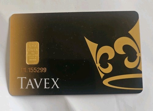 Tavex bar 24ct gold coa - gold,