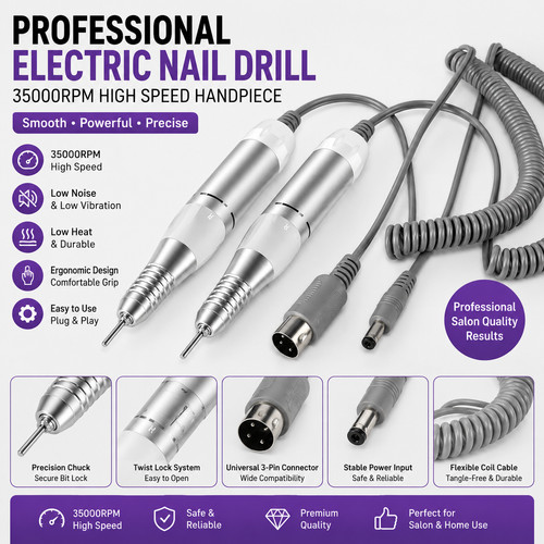 Electric nail drill - electric, handle