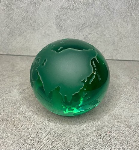 Vintage paperweight green - vintage,