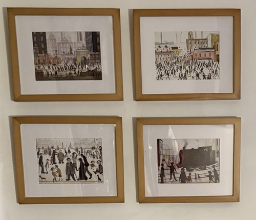 Lowry set 4 framed - set,