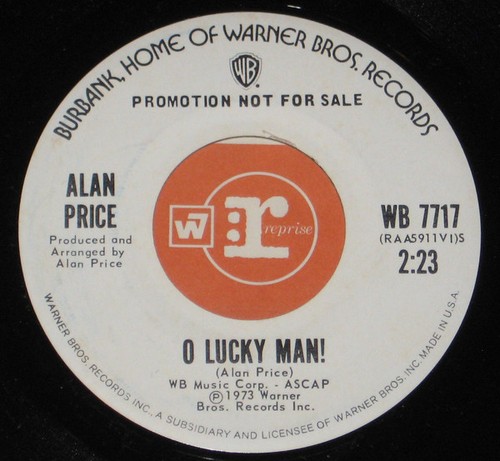 Alan price lucky man - alan, o