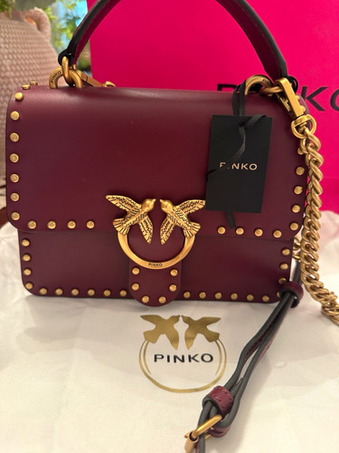 Pinko love small burgundy - small,