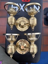 Pair of BHS Brass Wall Lights