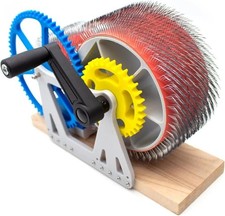 Drum Carding Machine DIY Hand-Cranked Wool Combing Machine Wool Felt-Making Tool