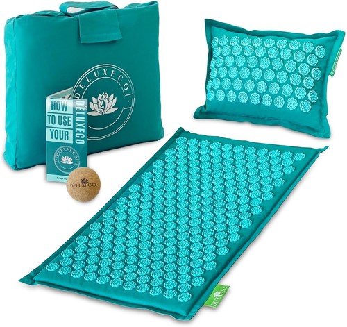 Acupressure mat and pillow set - acupressure,