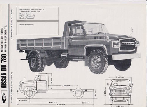 Nissan 780 tipper - 780, /