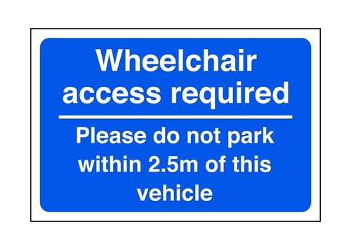 Wheelchair access required
