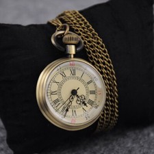 Open Face Pocket Watch Vintage