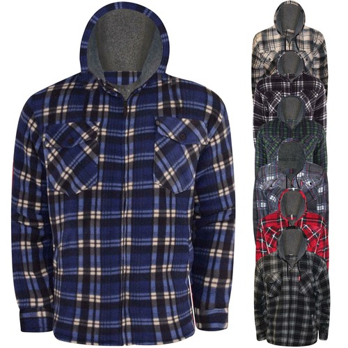 Fleece sherpa lined hooded - sherpa,