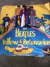 Beatles yellow Submarine Cushion Cover 15.5 