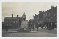 RP Wantage Market Place shops people old PO etc T Reveley postcard Oxfordshire