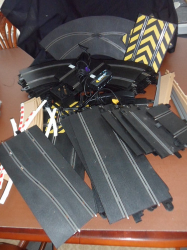 Hornby scalextric track and - track,