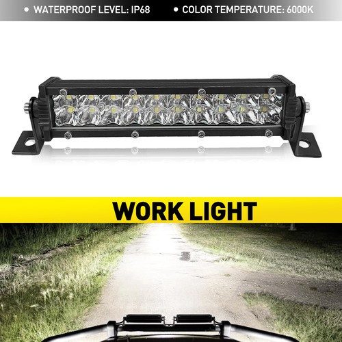 Led white work light bar - work,